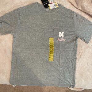 Nebraska Huskers Gray Medium T-Shirt Football